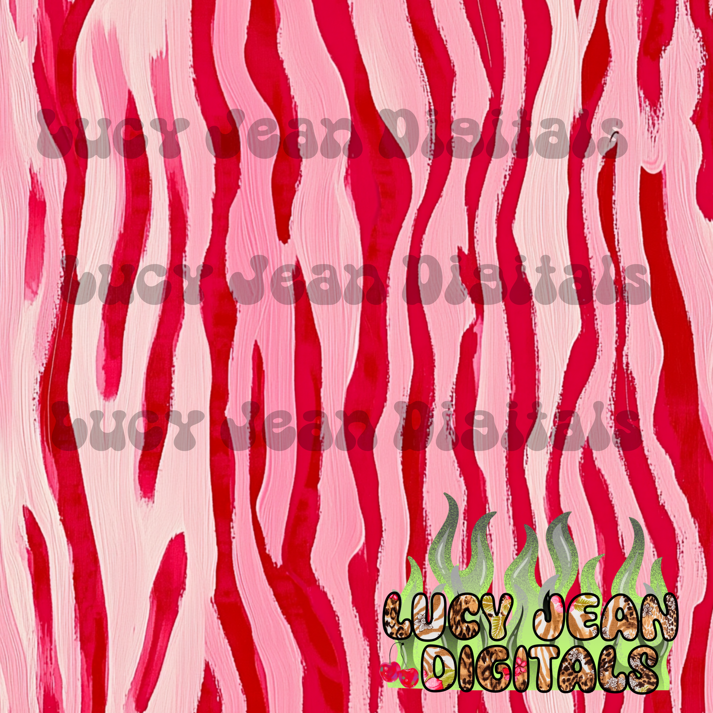 Pink red zebra Seamless File