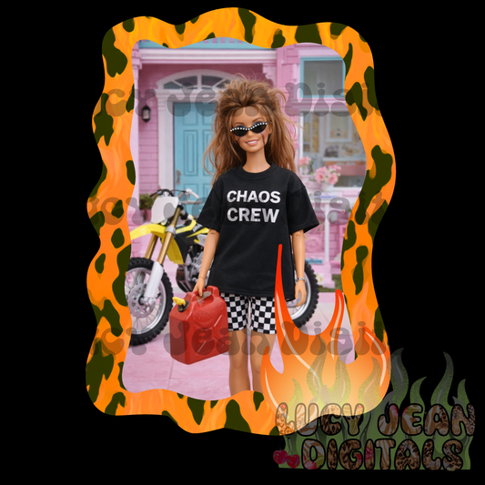 LIMITED COLLAB RMCC x SLS BURNT OUT MOTO MOM DOLL PNG