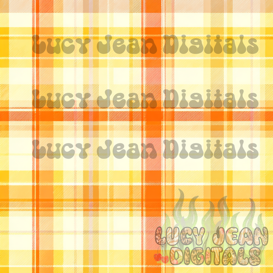 Yellow/orange plaid Seamless File- 2026