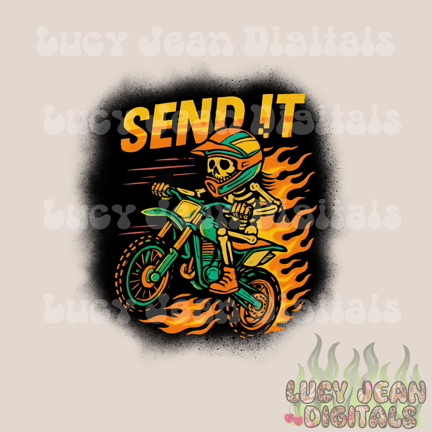 Send it moto PNG