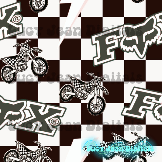 Black and white FX Moto Seamless File