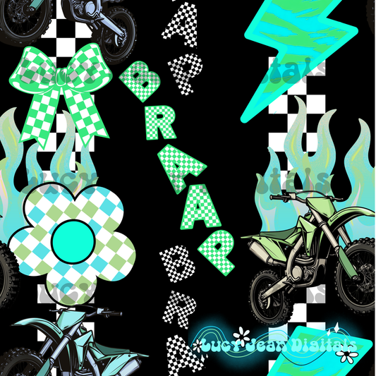 Teal Braap Moto Seamless File