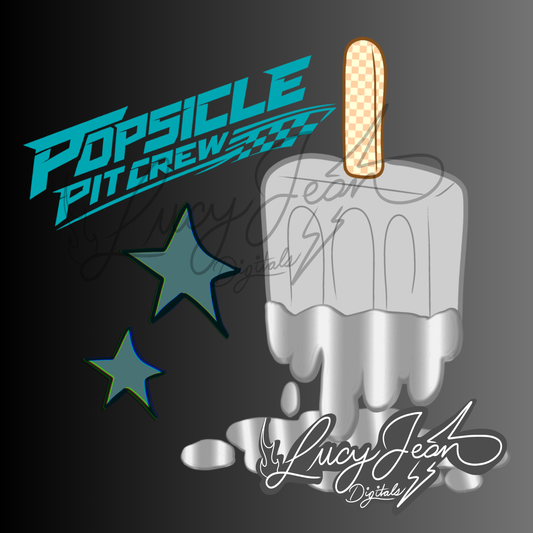 LIMITED COLLAB LJD x RDD SILVER POPSICLE PIT CREW PNG