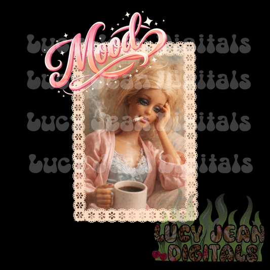LIMITED COLLAB RMCC x SLS BURNT OUT MOOD DOLL PNG