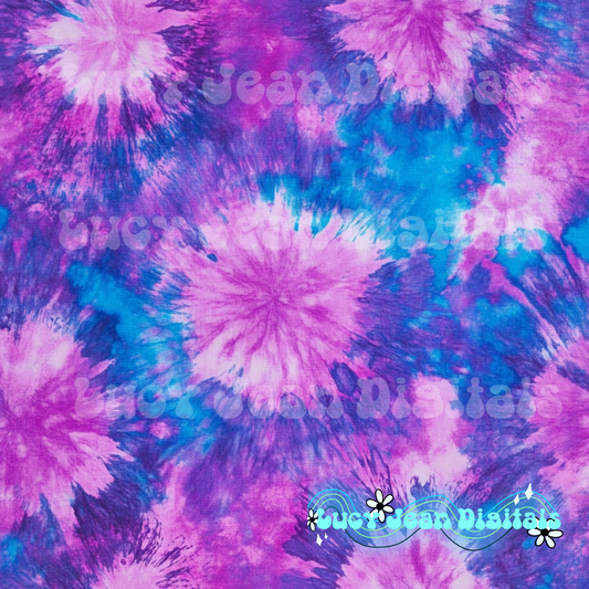 Purple/Blue Tie Dye Seamless File