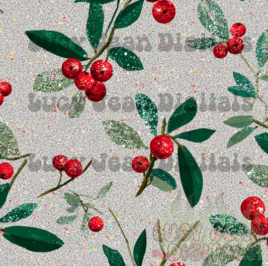 Glitter Christmas cranberry Seamless File