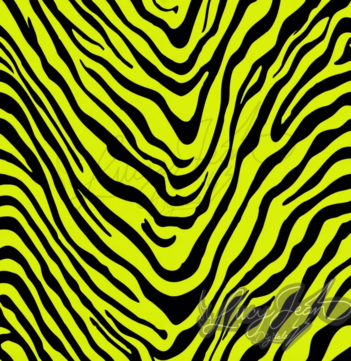 Yellow green neon zebra Seamless File-2026