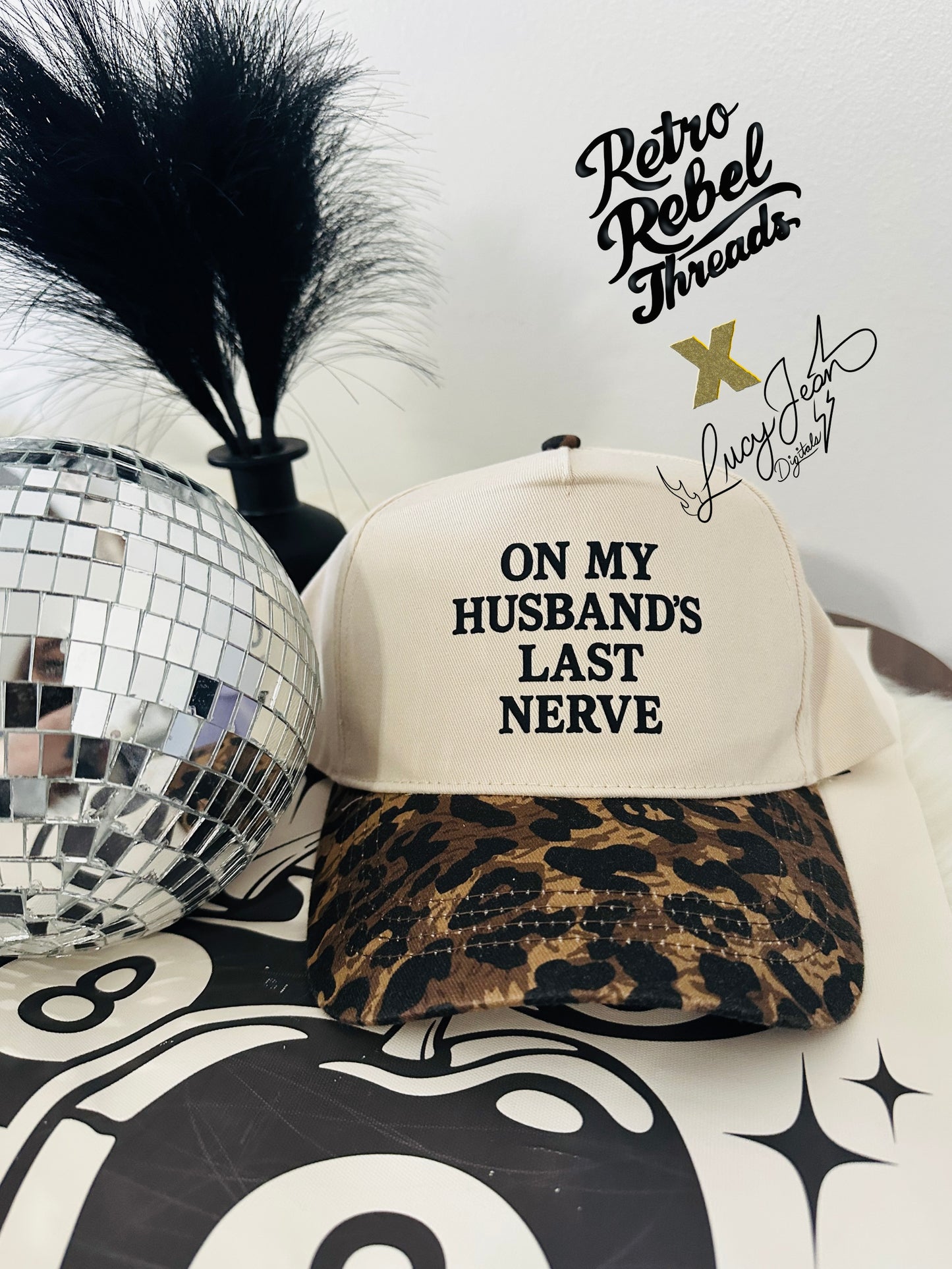 Husbands last nerve Adult Trucker Hat
