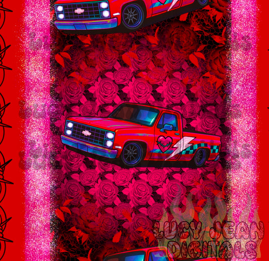 Pink C10 Glitter Truck seamless file