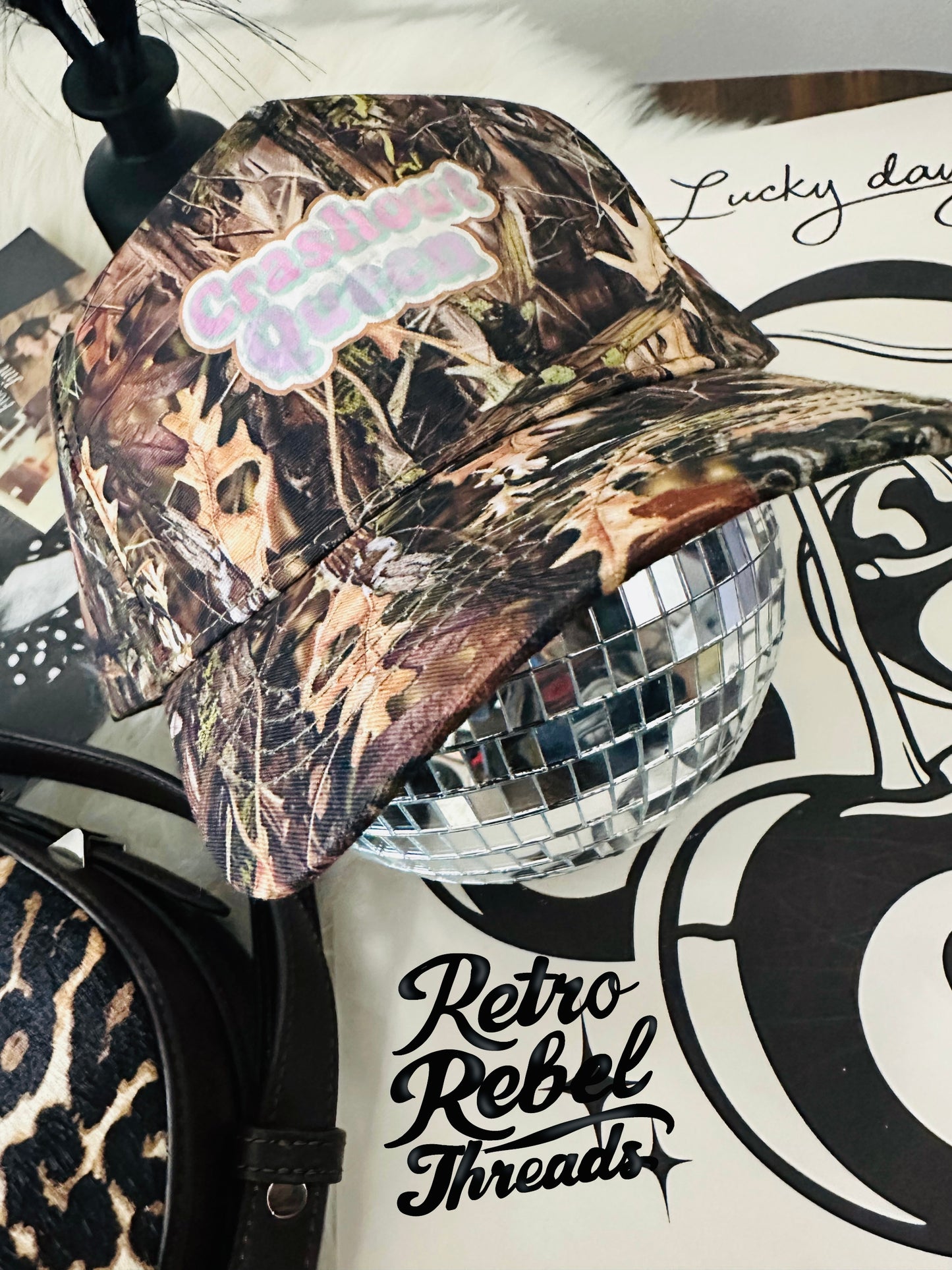 Crash out queen Adult Trucker Hat