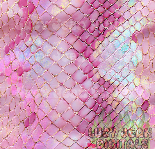 Pink Snake Skin Seamless File