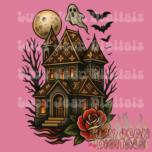 Boujee Haunted House PNG