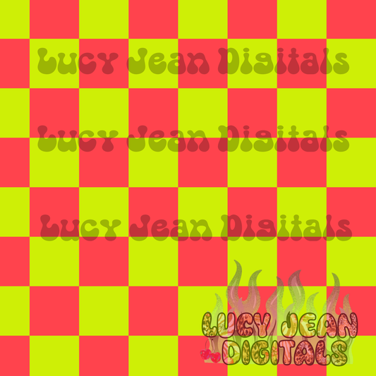 Neons checkered Seamless File