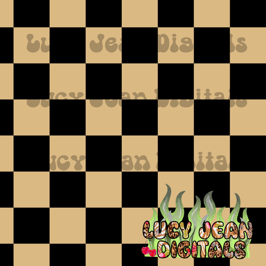 Beige/Black checkered Seamless File