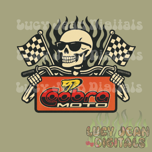 Cobra moto Skeleton PNG