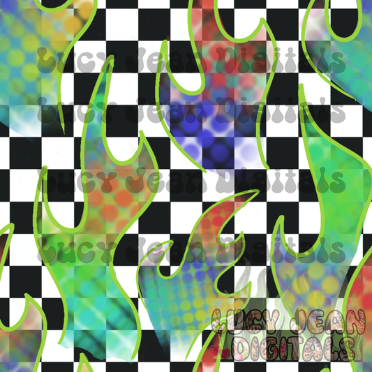 holographic simple flames Seamless File