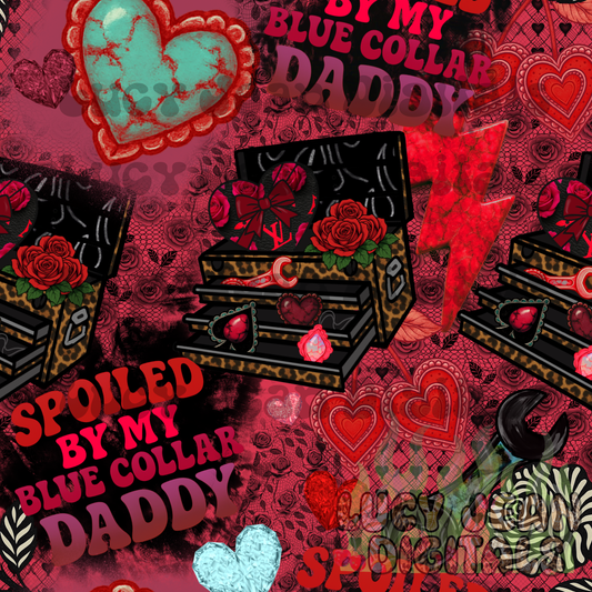 LIMITED Spoiled Blue Collar VDay Seamless File