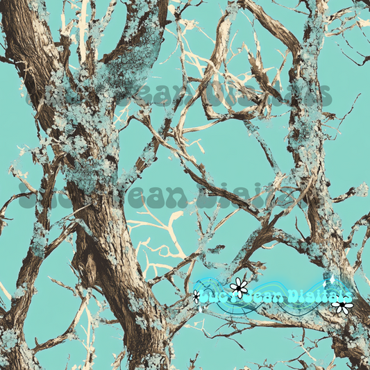 Light Turquoise Camo Seamless File