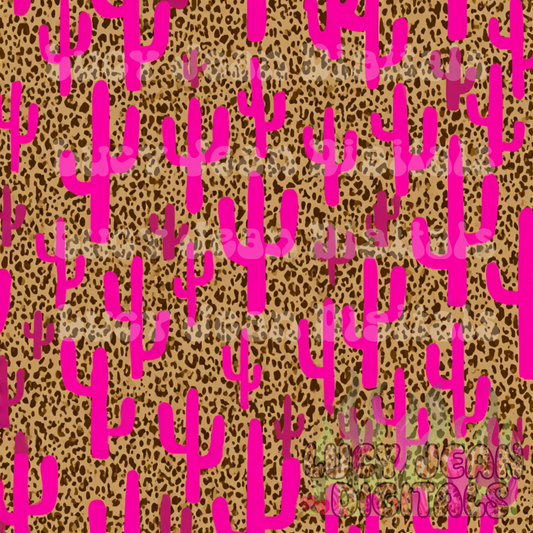 Cheetah Trippy Cactus’ Seamless File