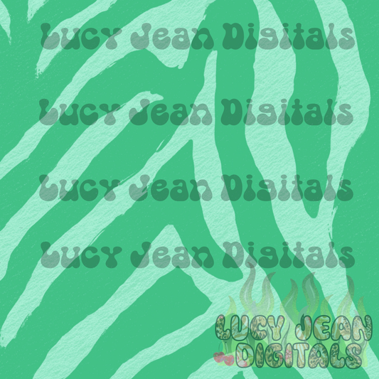 Turquoise Tiger Stripes Seamless File