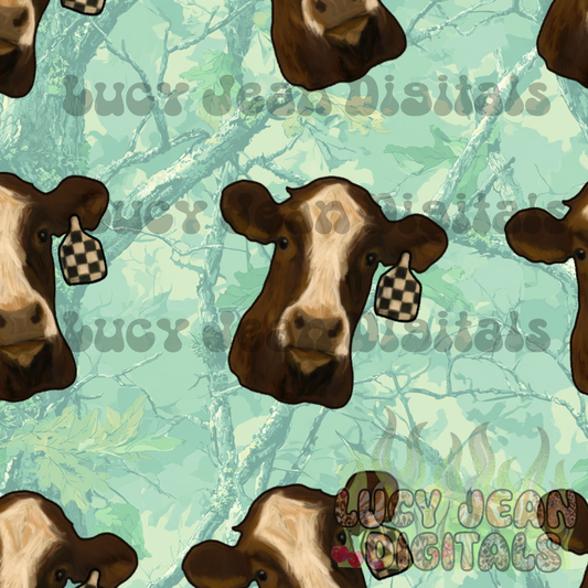 Camo Cow Seamless File