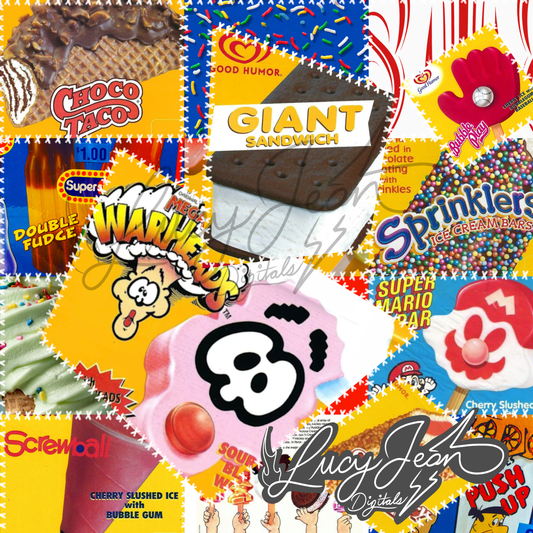 LIMITED COLLAB LJD x RDD ICE CREAM PATCHWORK SEAMLESS FILE