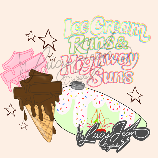 LIMITED COLLAB LJD x RDD ICE CREAM RUNS HD MOTO PNG