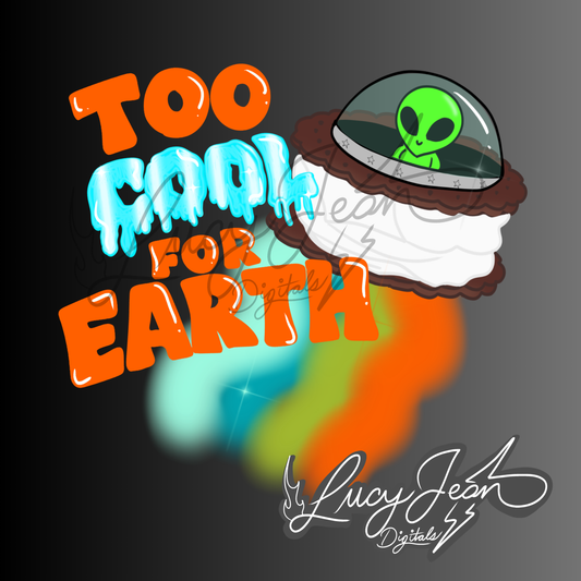 LIMITED COLLAB LJD x RDD ALIEN ICE CREAM PNG