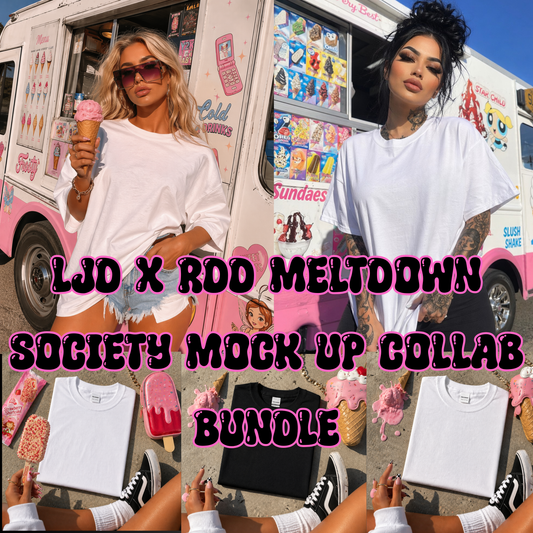 LIMITED MOCK UPS LJD x RDD MELTDOWN SOCIETY COLLAB