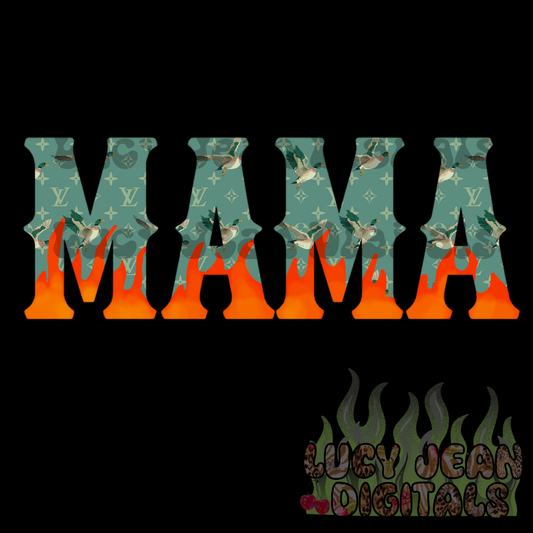 Boujee Mallard MAMA + MINI PNG bundle (2 PNGS)