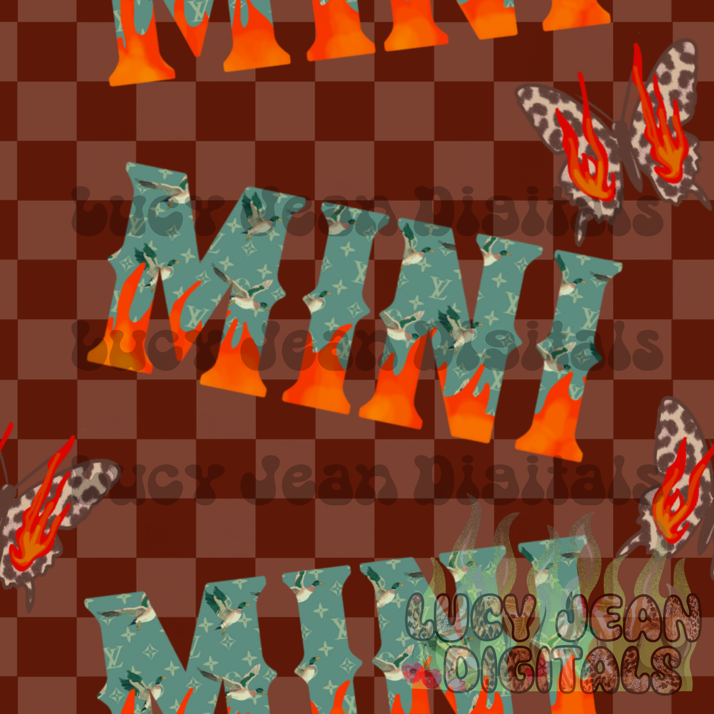 Boujee Mallard Mini Seamless File