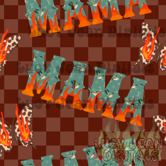 Boujee Mallard Mama Seamless File