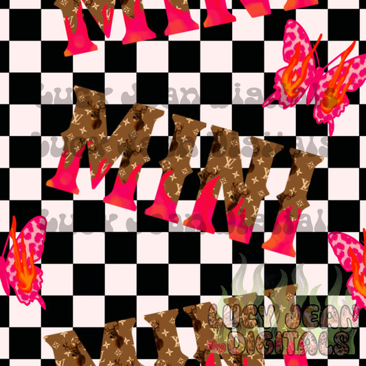 Mini boujee Deer Seamless File