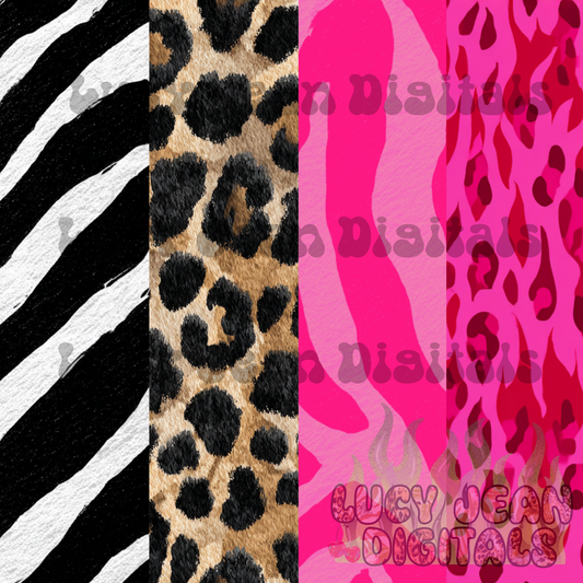 animal Stripes pink Seamless File