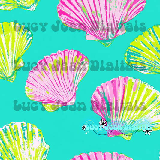 Bright Shells seamless file
