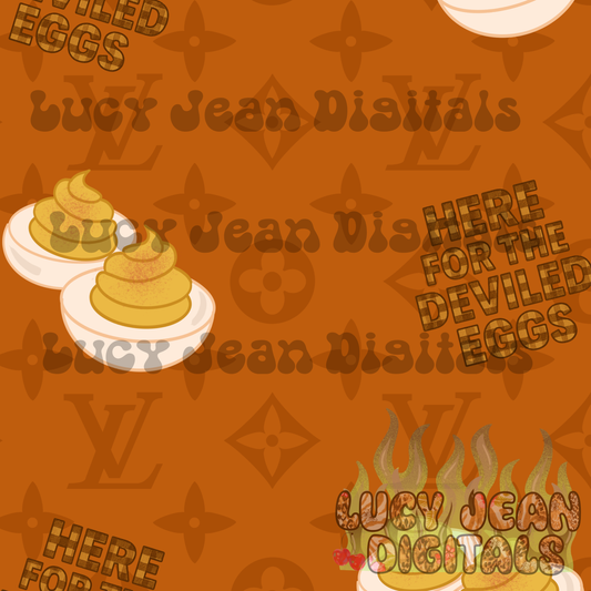 Boujee Deviled eggs Seamless File