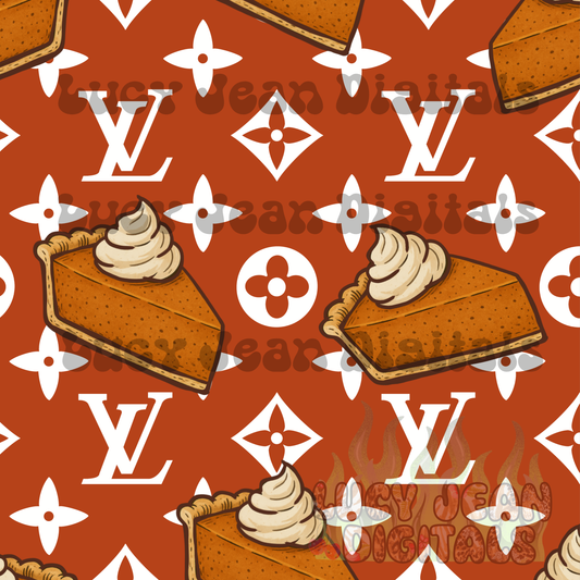 Boujee Pumpkin Pie Seamless File