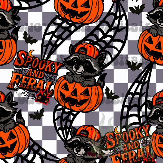 Boy Feral Pumpkins Seamless File