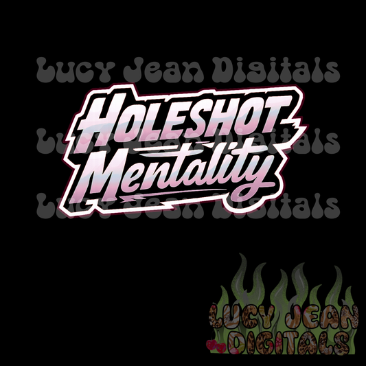 Hole shot mentality pink PNG