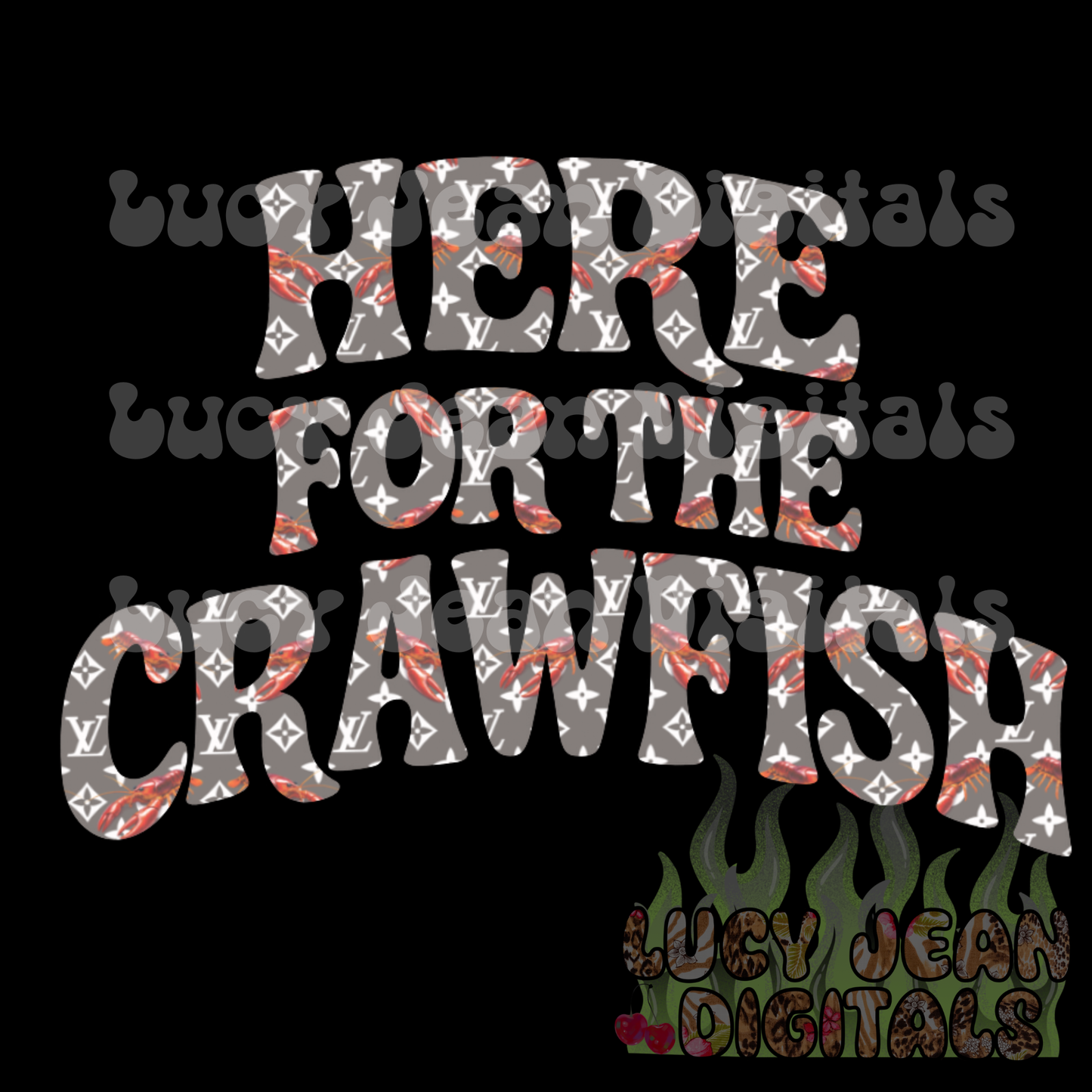 Boujee grey here for the crawfish PNG