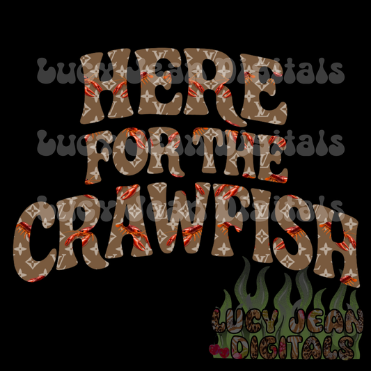 Boujee brown here for the crawfish PNG