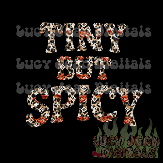 Boujee cheetah Tiny but Spicy PNG