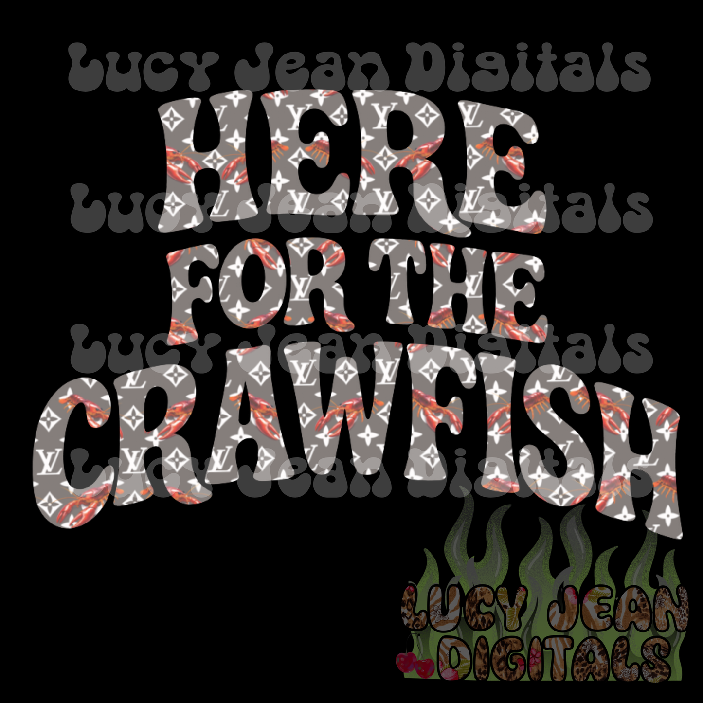 Boujee grey here for the crawfish PNG