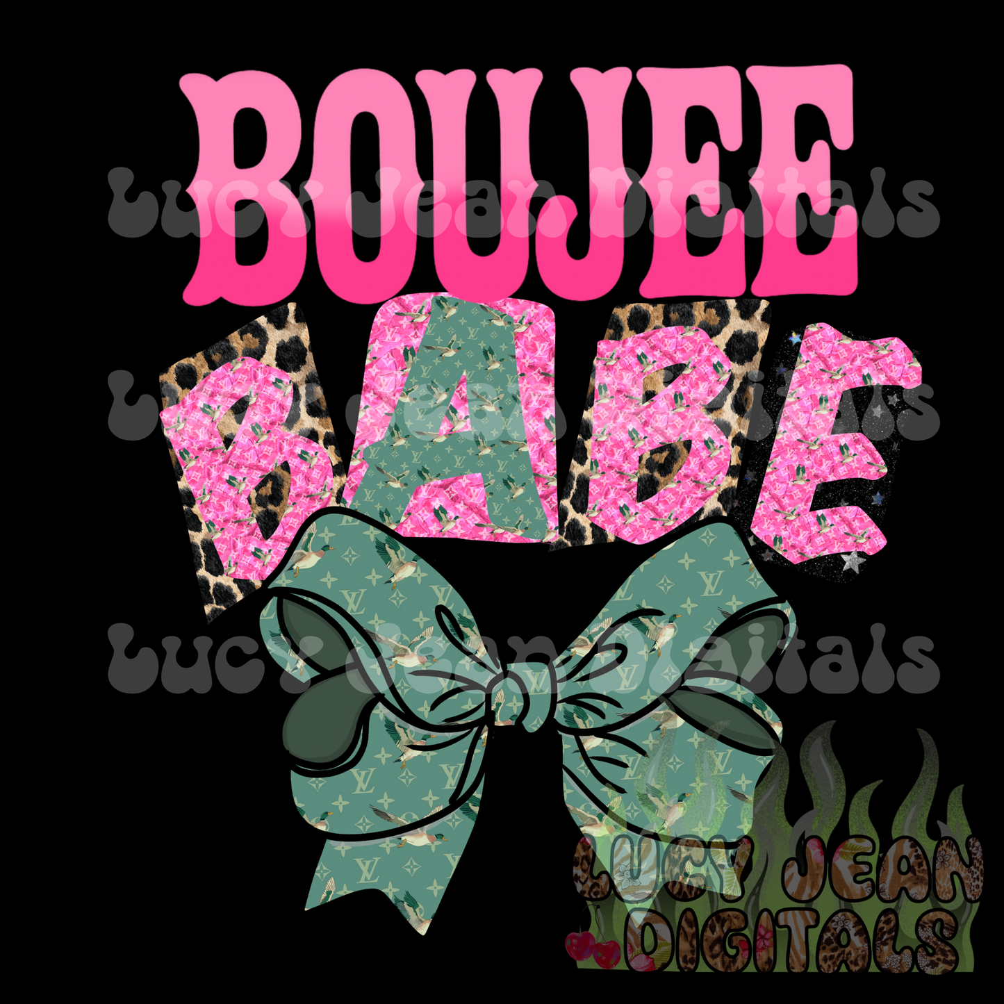 Boujee Mallard Bows PNG