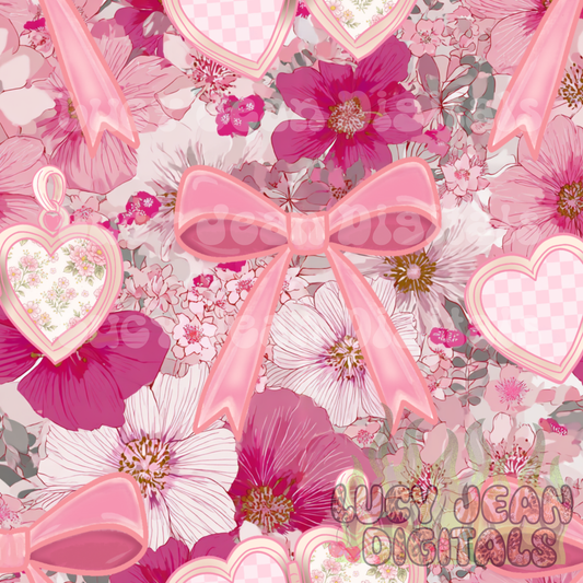 Checkered floral Locket Seamless File