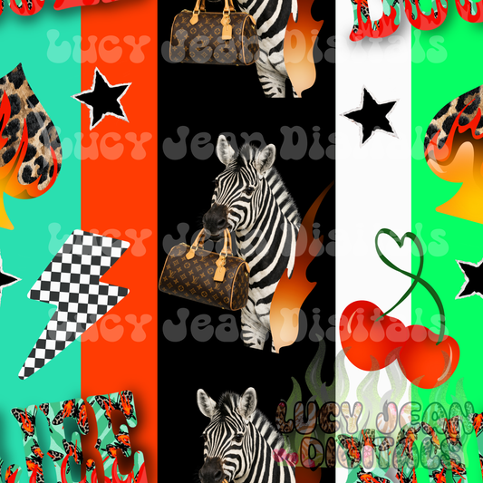 Boujee Zebra stripes Seamless File
