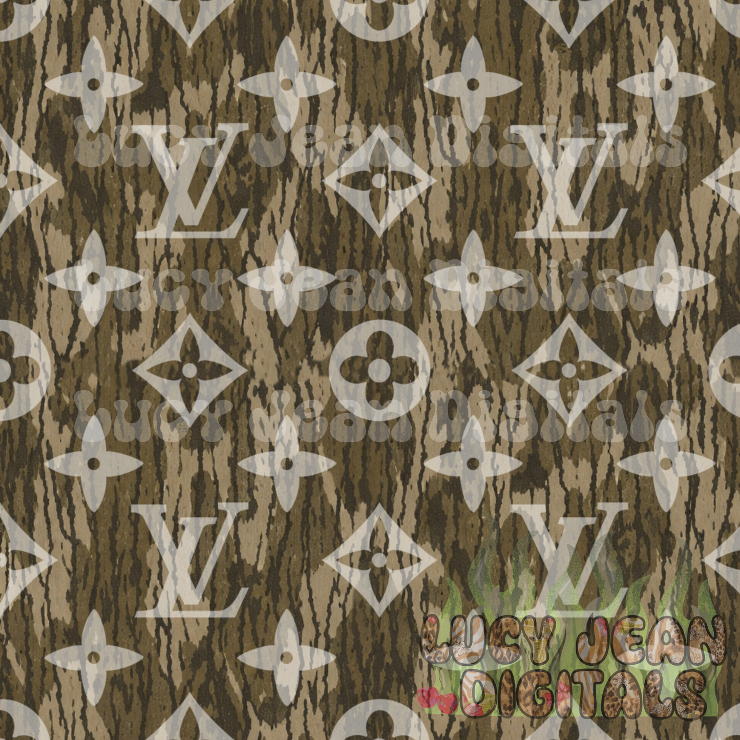 Boujee realistic Camo Seamless File