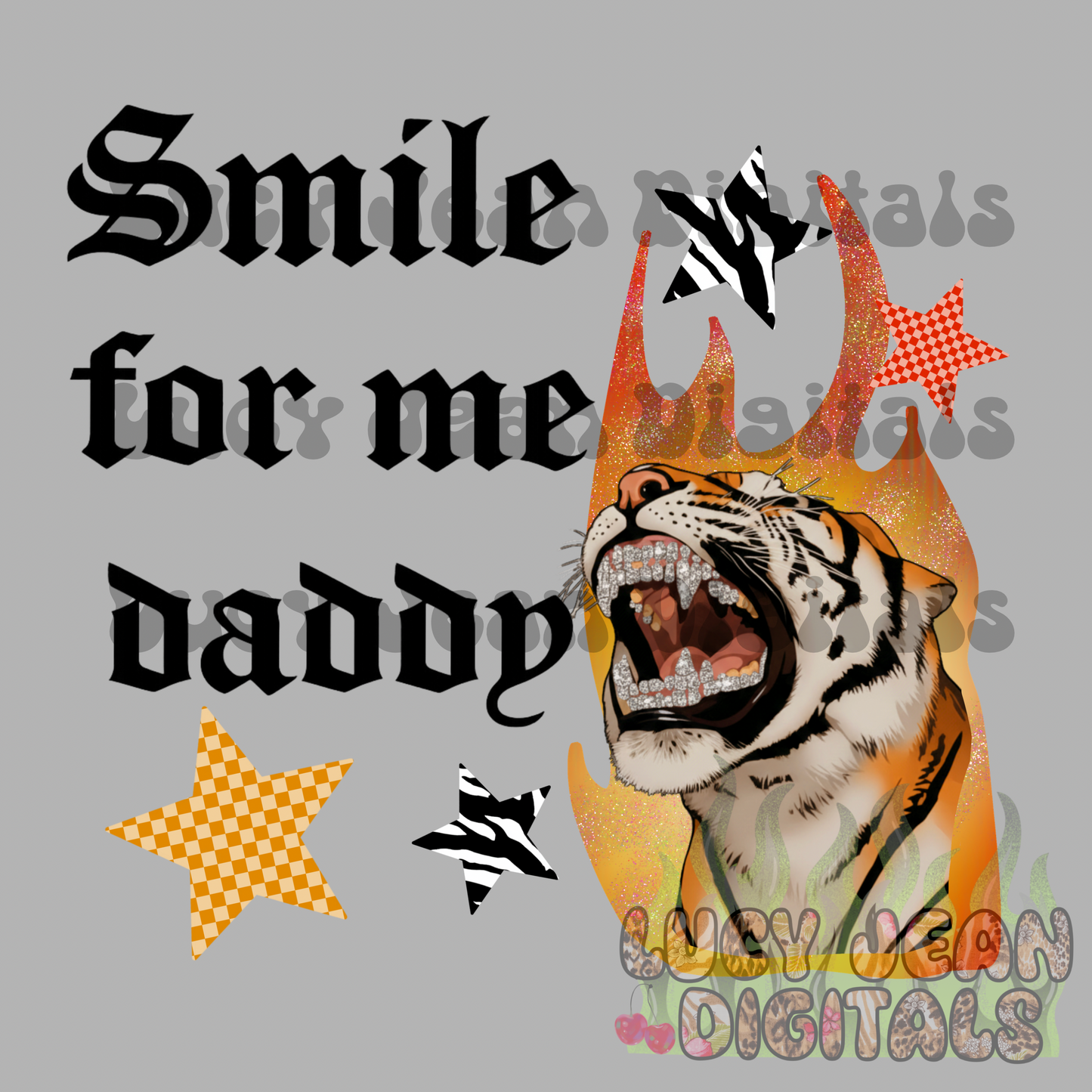 Daddy Tiger PNG bundle (2 PNGS)