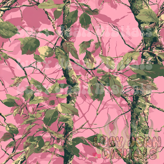 Pink spring camo Seamless File -2026