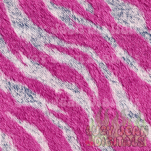 Pink Denim Zebra Seamless File -2026